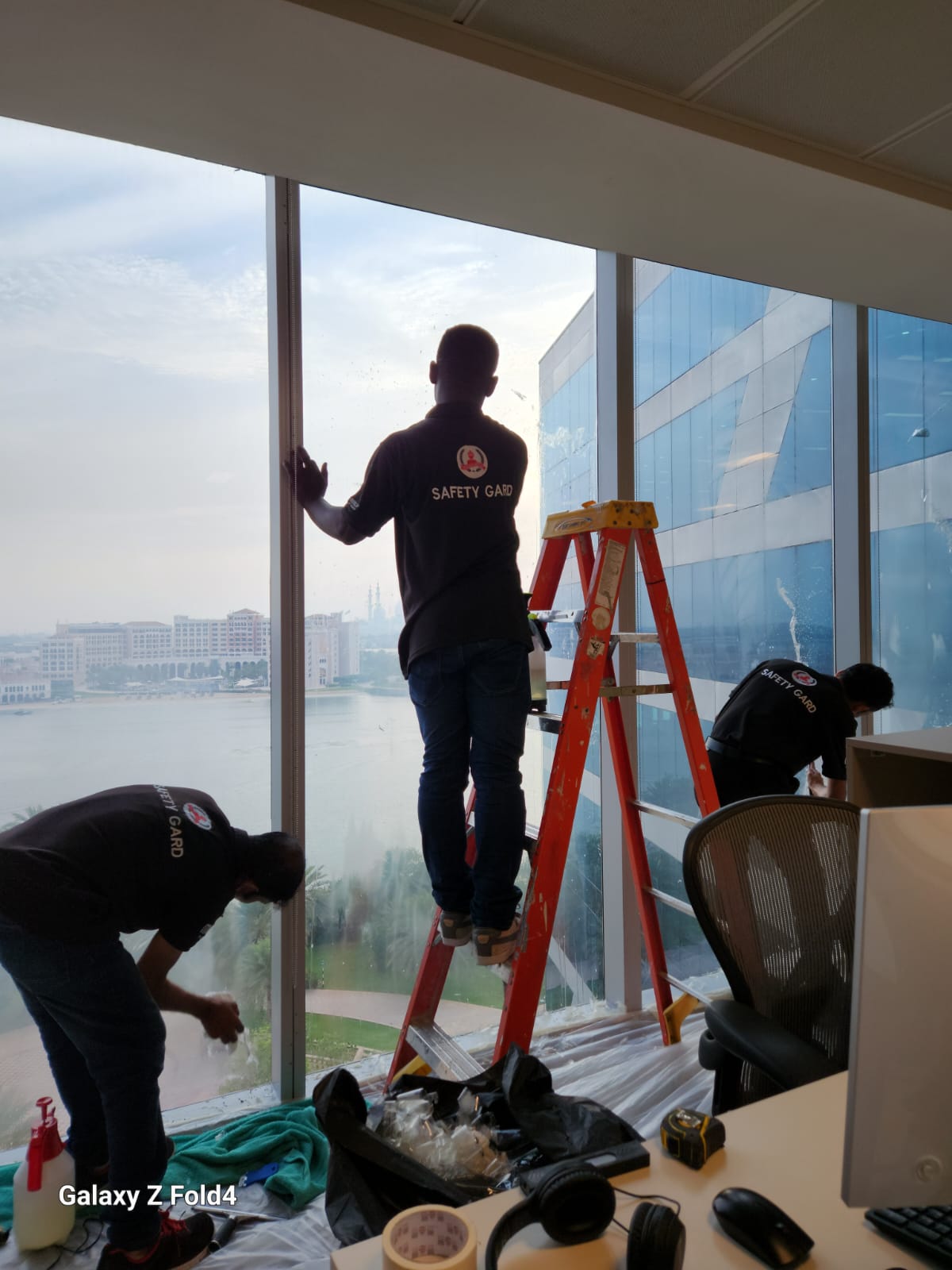 Protected glass