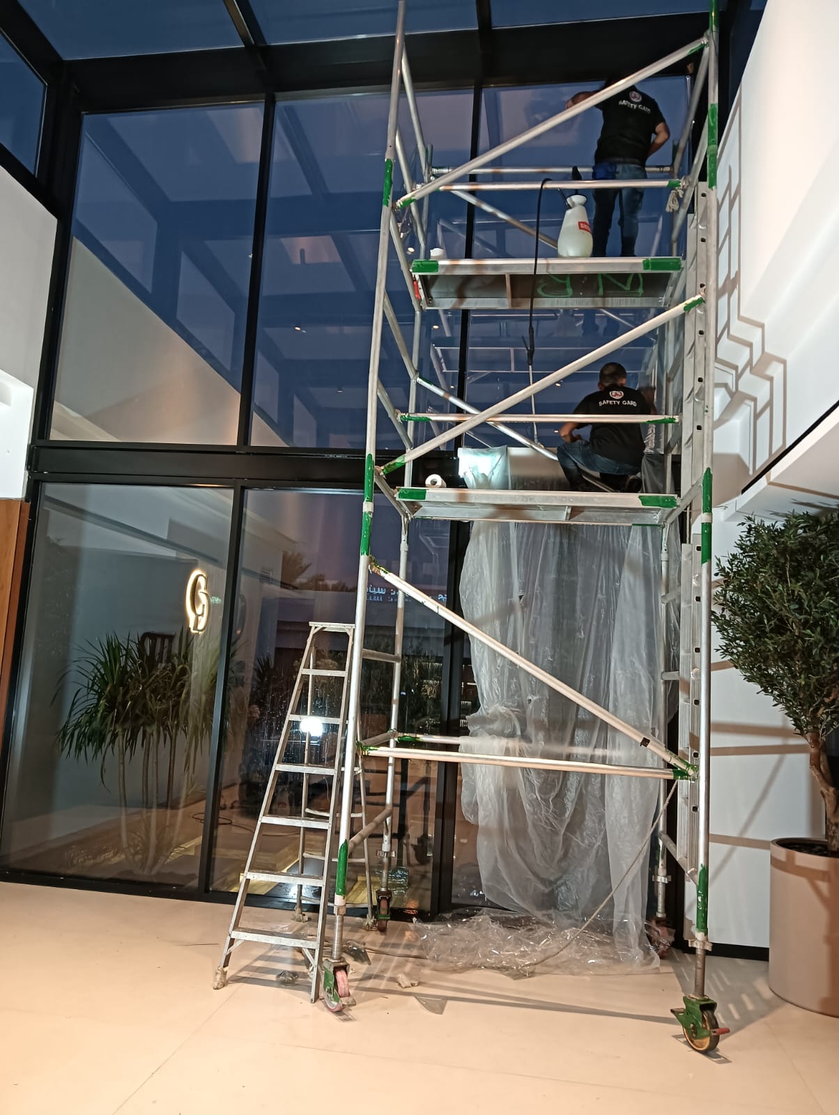 Safety window film certified install UAE