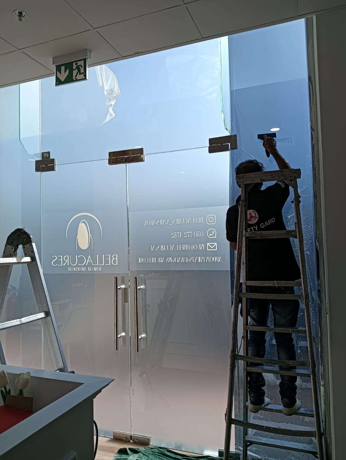 Commercial building window film Dubai